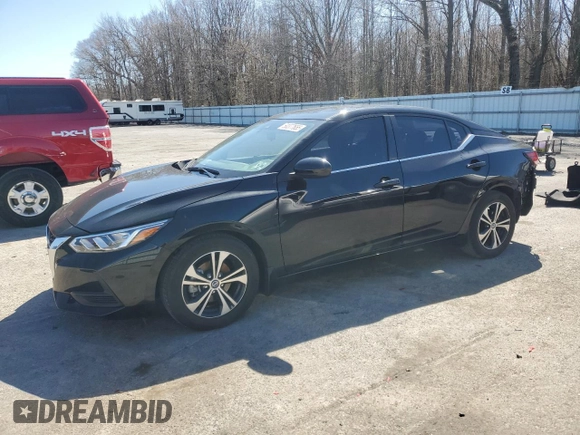 2023 Nissan Sentra SV with VIN 3N1AB8CV8PY268575, listed as a Copart auction lot 50377655 with 27,356 mi miles and Salvage Title. Bid and sale history available at DreamBid. Image 1.
