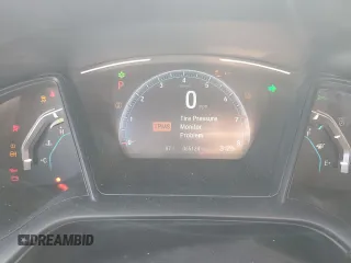 2019 Honda Civic LX with VIN 2HGFC2F66KH585479, listed as a Copart auction lot 53737065 with 65,124 mi miles and Salvage Title. Bid and sale history available at DreamBid. Image 9.