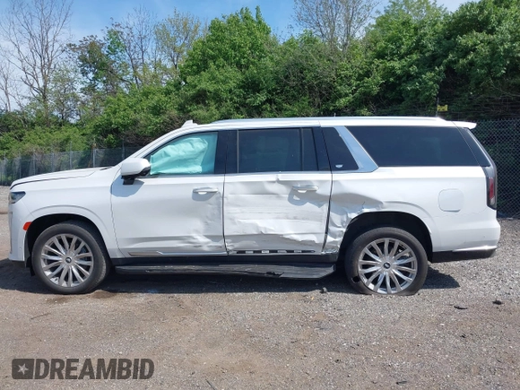 2021 Cadillac Escalade ESV Premium Luxury z VIN 1GYS4KKLXMR431568, wystawiony jako IAAI lot #42139123 z przebiegiem 37 696 mil mil oraz . Historia ofert i sprzedaży dostępna na DreamBid. Obrazek 15.