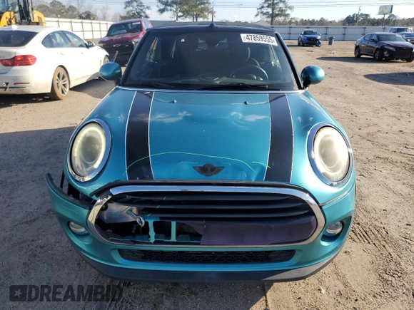 2017 MINI Convertible Cooper with VIN WMWWG5C3XH3A81477, listed as a Copart auction lot 47859555 with 49,834 mi miles and Salvage title. Bid and sale history available at DreamBid. Image 5.
