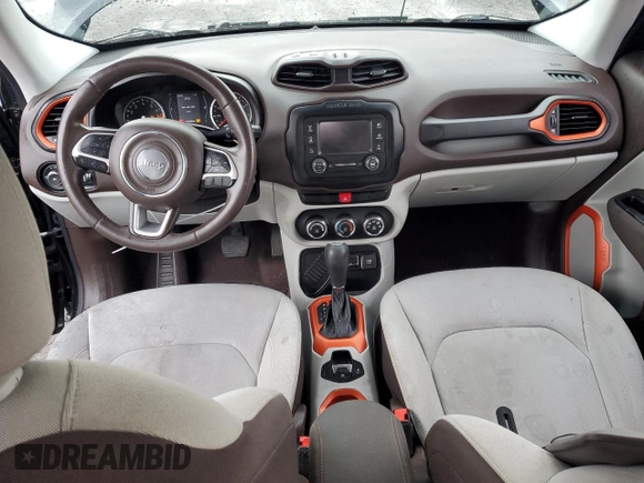 2015 Jeep Renegade Latitude with VIN ZACCJABT5FPB48543, listed as a Copart auction lot 49444475 with 140,452 mi miles and Salvage Title. Bid and sale history available at DreamBid. Image 8.
