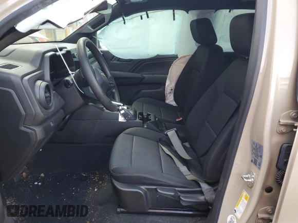 2024 Chevrolet Colorado 2WD Work Truck with VIN 1GCGSBEC1R1144994, listed as a Copart auction lot 56012445 with 15,918 mi miles and Clean Title. Bid and sale history available at DreamBid. Image 7.