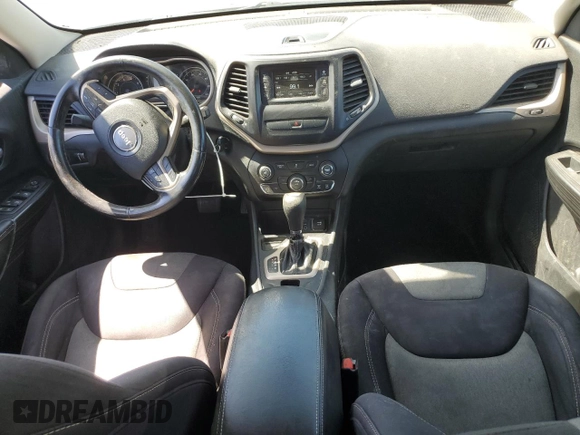 2015 Jeep Cherokee Sport with VIN 1C4PJLAB6FW536373, listed as a Copart auction lot 63693805 with 124,439 mi miles and Clean title. Bid and sale history available at DreamBid. Image 8.