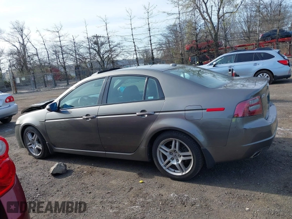 2007 Acura TL with VIN 19UUA662X7A029523, listed as a IAAI auction lot 41946286 with 125,564 mi miles. Bid and sale history available at carsss.com. Image 14.