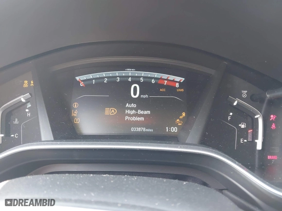 2018 Honda CR-V EX-L with VIN 2HKRW1H85JH504019, listed as a IAAI auction lot 40179782 with 33,878 mi miles. Bid and sale history available at carsss.com. Image 7.
