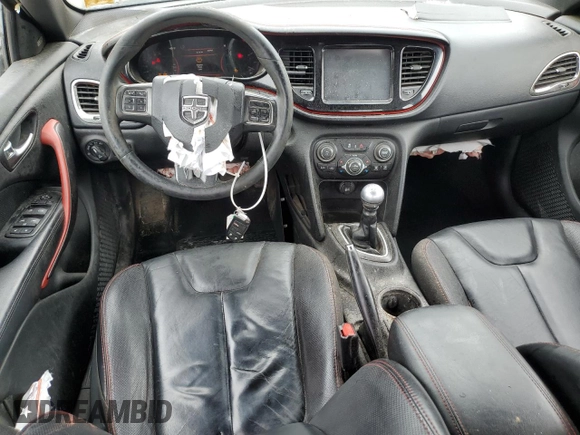 2014 Dodge Dart GT with VIN 1C3CDFEB3ED742198, listed as a Copart auction lot 63281975 with 117,541 mi miles and Salvage title. Bid and sale history available at DreamBid. Image 8.