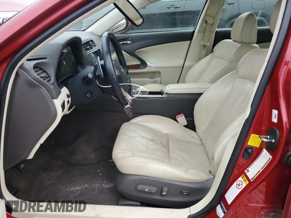 2012 Lexus IS 350 with VIN JTHCE5C21C5003018, listed as a Copart auction lot 85275074 with 155,713 mi miles and Clean title. Bid and sale history available at DreamBid. Image 7.