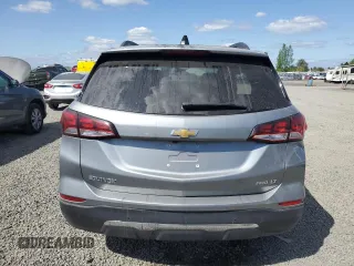 2024 Chevrolet Equinox LT with VIN 3GNAXUEG0RL326949, listed as a Copart auction lot 53908165 with 14,857 mi miles and Salvage Title. Bid and sale history available at carsss.com. Image 6.