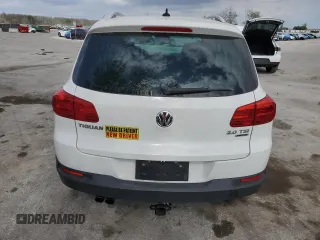 2012 Volkswagen Tiguan S with VIN WVGBV7AXXCW594060, listed as a Copart auction lot 45521095 with 146,035 mi miles and Salvage Title. Bid and sale history available at DreamBid. Image 6.