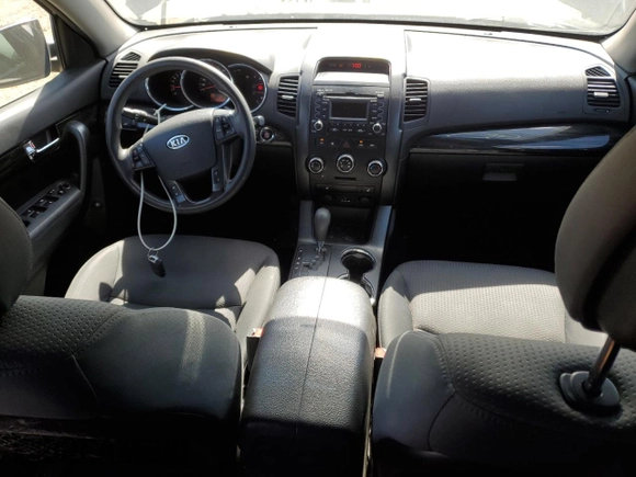 2012 Kia Sorento LX with VIN 5XYKTDA29CG257924, listed as a Copart auction lot 53716185 with 106,850 mi miles and Salvage Title. Bid and sale history available at carsss.com. Image 8.