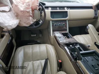 2014 Land Rover Range Rover Supercharged with VIN SALGS3TF9EA193947, listed as a Copart auction lot 89169615 with Not provided miles and Salvage title. Bid and sale history available at DreamBid. Image 8.