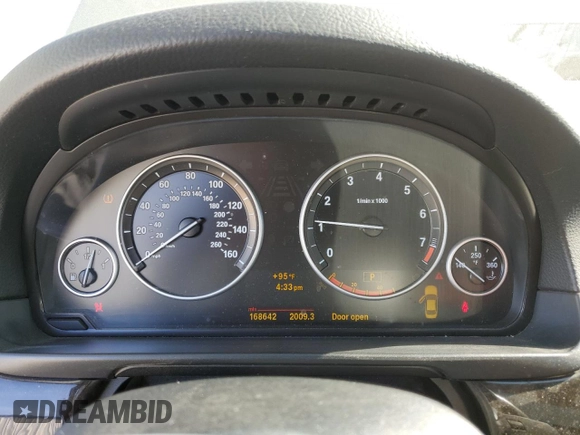2011 BMW 5 Series 535i with VIN WBAFR7C52BC602347, listed as a Copart auction lot 53147525 with 168,642 mi miles and Salvage Title. Bid and sale history available at carsss.com. Image 9.