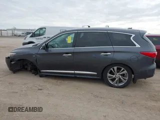 2014 Infiniti QX60 with VIN 5N1AL0MM6EC545890, listed as a IAAI auction lot 41212469 with 125,955 mi miles and . Bid and sale history available at DreamBid. Image 14.