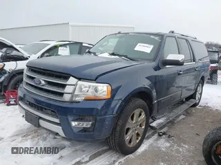 2015 Ford Expedition Max Platinum with VIN 1FMJK1MT3FEF26302, listed as a IAAI auction lot 41286061 with 147,659 mi miles and . Bid and sale history available at DreamBid. Image 17.