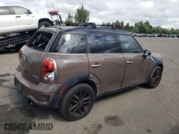 2012 MINI Countryman S with VIN WMWZC3C54CWL86055, listed as a Copart auction lot 61473745 with 117,351 mi miles and Clean title. Bid and sale history available at DreamBid. Image 3.