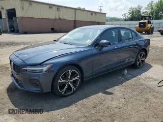 2024 Volvo S60 Plus Dark Theme with VIN 7JRL12TL7RG285605, listed as a Copart auction lot 59494665 with 12,762 mi miles and Salvage title. Bid and sale history available at DreamBid. Image 1.