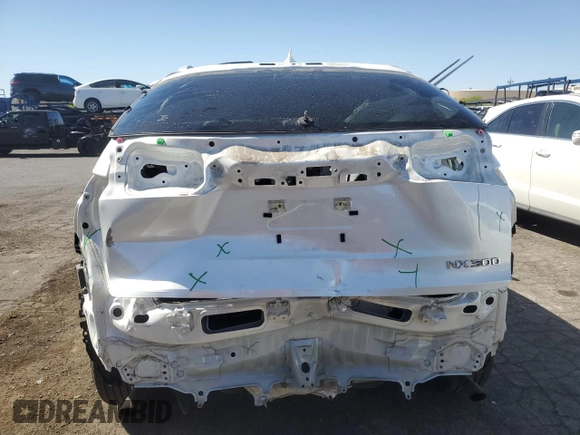 2021 Lexus NX 300 with VIN JTJDARBZ9M5031557, listed as a Copart auction lot 53133975 with 38,453 mi miles and Salvage title. Bid and sale history available at DreamBid. Image 6.