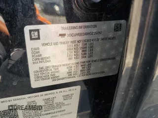 2021 Chevrolet Silverado 1500 RST with VIN 3GCUYEED8MG215050, listed as a Copart auction lot 58161824 with 86,409 mi miles and Salvage Title. Bid and sale history available at DreamBid. Image 14.