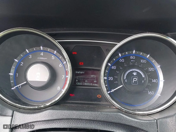 2011 Hyundai Sonata Ltd with VIN 5NPEC4AC6BH233772, listed as a IAAI auction lot 41857768 with 184,465 mi miles. Bid and sale history available at carsss.com. Image 7.
