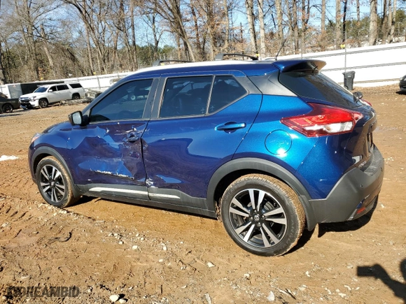 2020 Nissan Kicks SR with VIN 3N1CP5DV2LL502188, listed as a Copart auction lot 88006125 with 51,417 mi miles and Salvage Title. Bid and sale history available at carsss.com. Image 2.