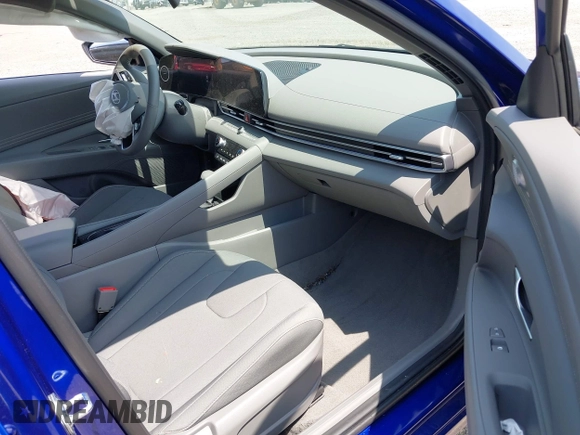 2024 Hyundai Elantra SEL with VIN KMHLS4DG7RU771675, listed as a IAAI auction lot 42575704 with 3,716 mi miles and . Bid and sale history available at DreamBid. Image 5.