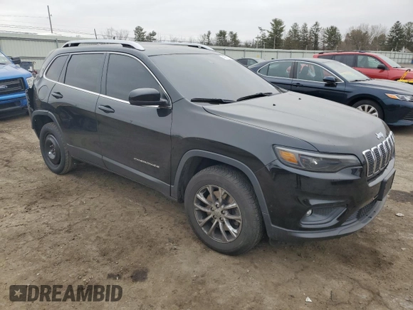 2021 Jeep Cherokee Latitude Lux with VIN 1C4PJMMX1MD175124, listed as a Copart auction lot 49217725 with 50,088 mi miles and Salvage Title. Bid and sale history available at carsss.com. Image 4.