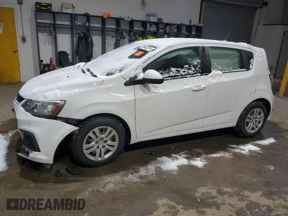 2017 Chevrolet Sonic LT with VIN 1G1JG6SG0H4155416, listed as a Copart auction lot 85453214 with Not provided miles and Salvage title. Bid and sale history available at DreamBid. Image 1.