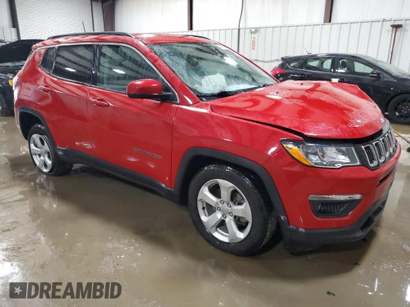 2020 Jeep Compass Latitude with VIN 3C4NJDBBXLT150326, listed as a Copart auction lot 48863555 with Not provided miles and Salvage title. Bid and sale history available at DreamBid. Image 4.