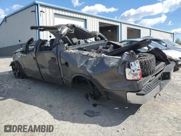 2006 Ford F-150 XLT with VIN 1FTRW14W36FB58008, listed as a Copart auction lot 75133074 with 0 mi miles and Salvage Title. Bid and sale history available at carsss.com. Image 2.