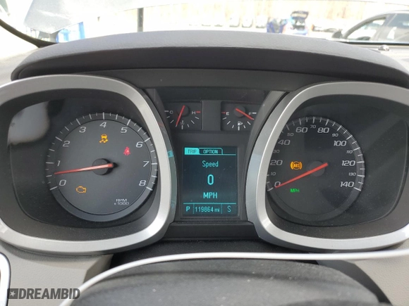 2014 Chevrolet Equinox LT with VIN 2GNFLFE39E6370473, listed as a Copart auction lot 52023715 with 119,864 mi miles and Salvage Title. Bid and sale history available at carsss.com. Image 9.