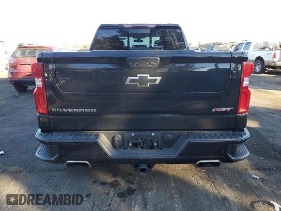 2021 Chevrolet Silverado 1500 RST with VIN 3GCUYEEL5MG345911, listed as a Copart auction lot 78890254 with 66,079 mi miles and Salvage Title. Bid and sale history available at carsss.com. Image 6.