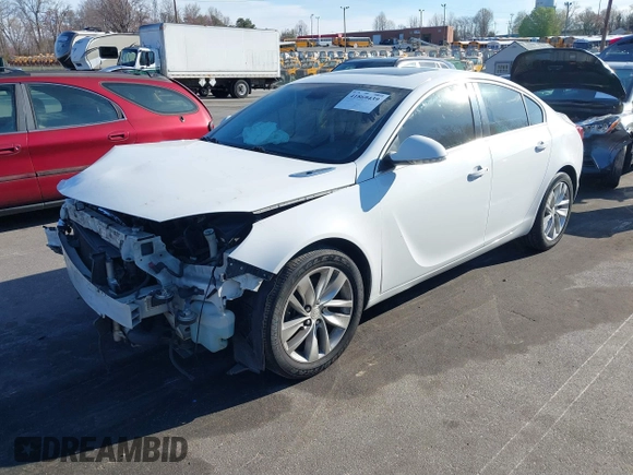 2015 Buick Regal Premium I with VIN 2G4GN5EX2F9192485, listed as a IAAI auction lot 41869439 with 170,280 mi miles. Bid and sale history available at carsss.com. Image 17.