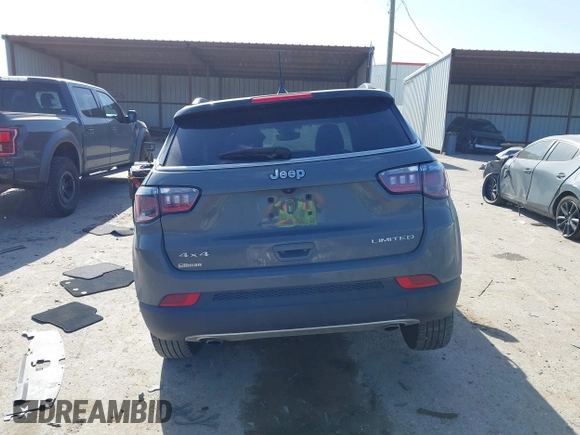 2023 Jeep Compass Limited с VIN 3C4NJDCN4PT505487, выставлен на аукционе IAAI как лот 41816219 с пробегом 10 379 миль миль и . История ставок и продаж доступна на DreamBid. Изображение 17.