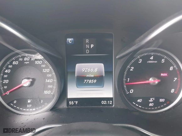 2016 Mercedes-Benz GLC with VIN WDC0G4KB8GF101046, listed as a IAAI auction lot 41846955 with 77,859 mi miles. Bid and sale history available at carsss.com. Image 7.