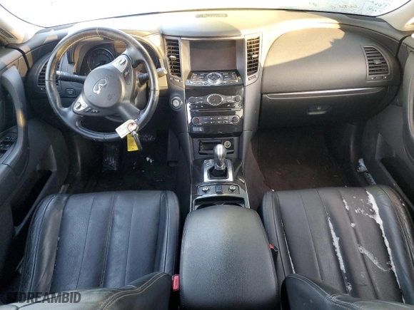 2017 Infiniti QX70 with VIN JN8CS1MW9HM411529, listed as a Copart auction lot 38943054 with 0 mi miles. Bid and sale history available at carsss.com. Image 8.