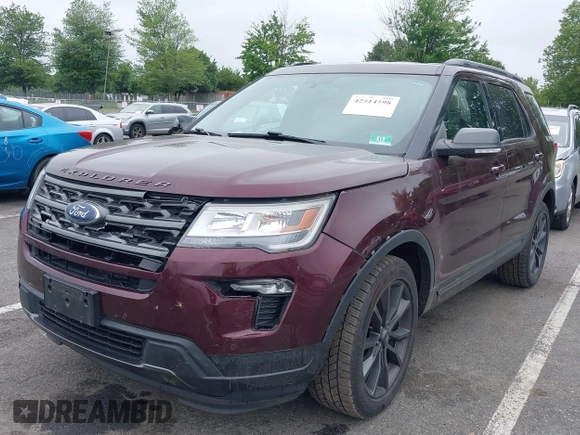 2018 Ford Explorer XLT with VIN 1FM5K8DH5JGC61496, listed as a IAAI auction lot 42514598 with 91,557 mi miles and . Bid and sale history available at DreamBid. Image 17.