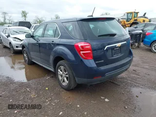 2017 Chevrolet Equinox LS with VIN 2GNALBEK3H1545120, listed as a IAAI auction lot 42132802 with 449,913 mi miles. Bid and sale history available at carsss.com. Image 3.