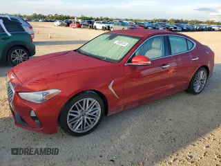 2021 Genesis G70 2.0T with VIN KMTG64LA9MU078432, listed as a Copart auction lot 73928124 with 22,301 mi miles and Non Repairable. Bid and sale history available at carsss.com. Image 1.