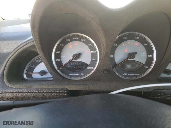 2005 Mercedes-Benz SL-Class 5.5L AMG with VIN WDBSK74F35F101434, listed as a Copart auction lot 77668344 with 94,471 mi miles and Salvage Title. Bid and sale history available at carsss.com. Image 9.