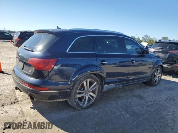 2013 Audi Q7 3.0L TDI Prestige with VIN WA1VMAFE3DD014213, listed as a Copart auction lot 81576444 with 139,458 mi miles and Salvage Title. Bid and sale history available at carsss.com. Image 3.