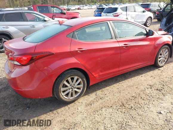 2014 Hyundai Elantra SE z VIN KMHDH4AE7EU058050, wystawiony jako IAAI lot #42139887 z przebiegiem 118 802 mil mil oraz . Historia ofert i sprzedaży dostępna na DreamBid. Obrazek 4.