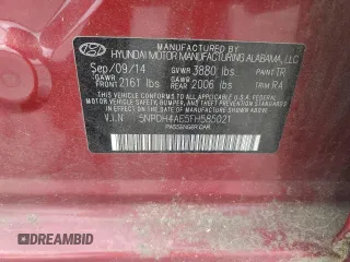 2015 Hyundai Elantra SE z VIN 5NPDH4AE5FH585021, wystawiony jako Copart lot #58666925 z przebiegiem 129 040 mil mil oraz Czysty tytuł • Clean title. Historia ofert i sprzedaży dostępna na DreamBid. Obrazek 12.