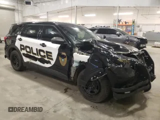 2020 Ford Explorer z VIN 1FM5K8AC3LGB76166, wystawiony jako Copart lot #43787015 z przebiegiem 107 560 mil mil oraz Szkoda całkowita • Salvage title. Historia ofert i sprzedaży dostępna na DreamBid. Obrazek 4.