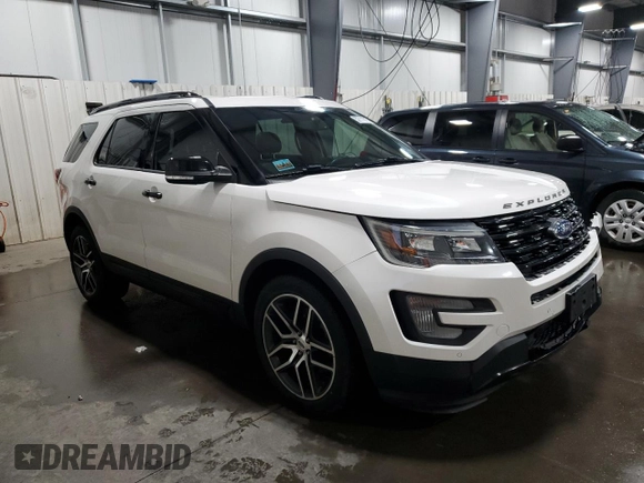 2016 Ford Explorer Sport with VIN 1FM5K8GT1GGC12627, listed as a Copart auction lot 52111815 with 145,977 mi miles and Salvage Title. Bid and sale history available at DreamBid. Image 4.