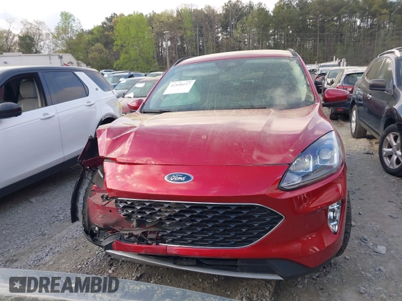 2020 Ford Escape SEL with VIN 1FMCU0H66LUC78808, listed as a IAAI auction lot 41930117 with 41,588 mi miles and . Bid and sale history available at carsss.com. Image 12.