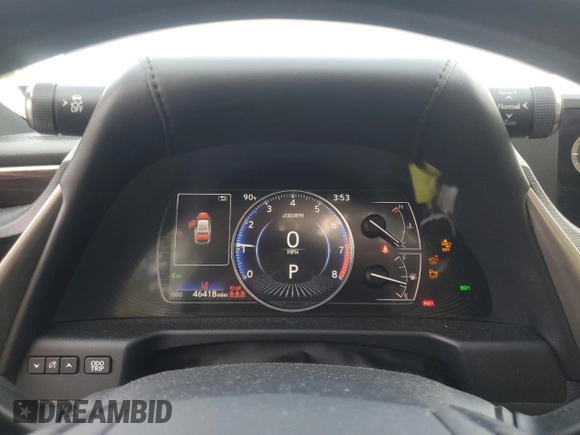 2021 Lexus ES 350 with VIN 58ADZ1B1XMU095088, listed as a Copart auction lot 55214265 with 46,418 mi miles and Salvage Title. Bid and sale history available at DreamBid. Image 9.