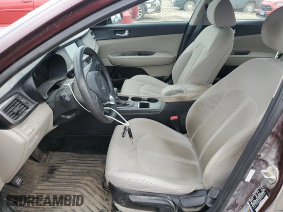 2018 Kia Optima LX with VIN 5XXGT4L34JG254135, listed as a Copart auction lot 59847805 with 120,901 mi miles and Salvage title. Bid and sale history available at DreamBid. Image 7.