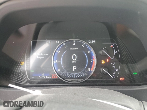 2020 Lexus UX 200 with VIN JTHP3JBH9L2030314, listed as a Copart auction lot 87454094 with 66,771 mi miles and Salvage title. Bid and sale history available at DreamBid. Image 9.