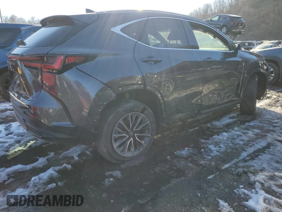 2024 Lexus NX with VIN 2T2AGCEZ4RC053310, listed as a Copart auction lot 42763545 with 10,328 mi miles and Salvage Title. Bid and sale history available at carsss.com. Image 3.