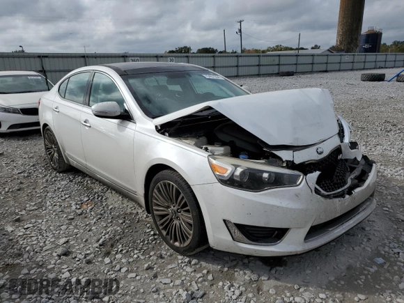 2014 Kia Cadenza Limited with VIN KNALN4D72E5164368, listed as a Copart auction lot 79401354 with 123,869 mi miles and Salvage Title. Bid and sale history available at carsss.com. Image 4.
